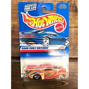 Vintage NOS New Hot Wheels 2000 First Editions '41 Willys #074 5SP WHEELS